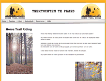 Tablet Screenshot of horsetrailriding.be